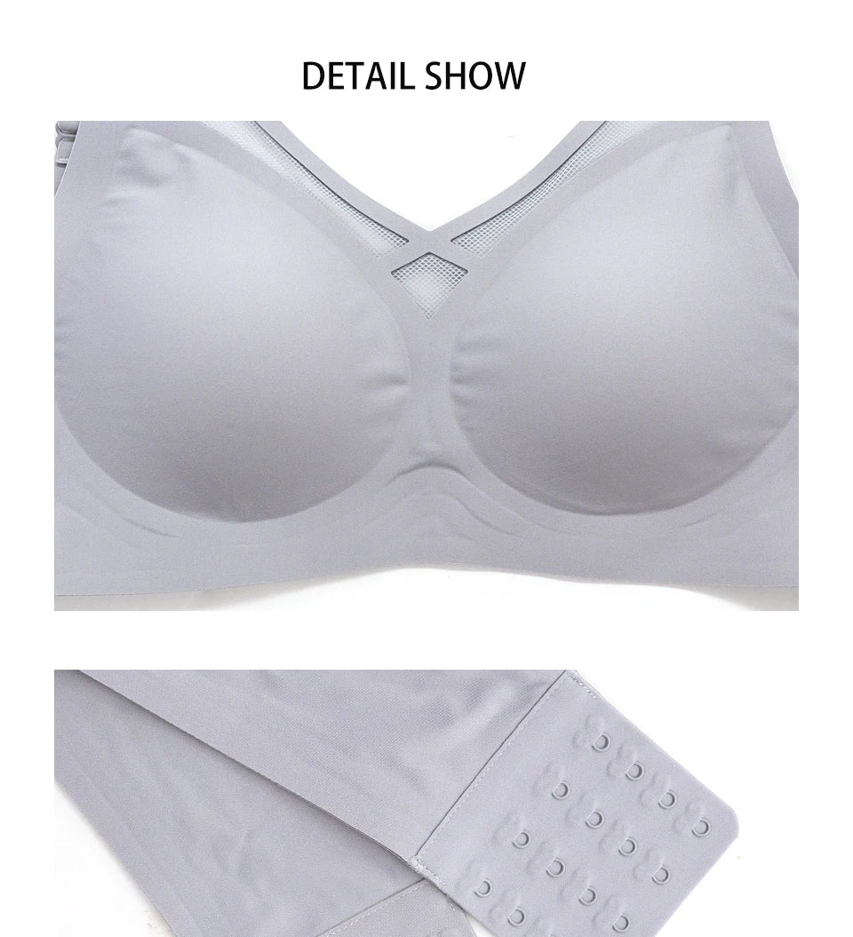 Lingerita™– Saumattomat rintaliivit Comfort Bralette ilman kaaritukia, irrotettavilla toppauksilla (L–3XL)