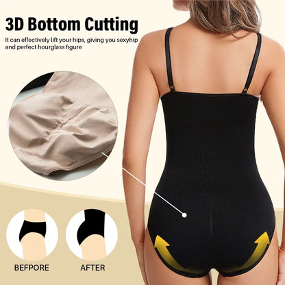 Lingerita ™ - Confidence Curve vartaloa muotoileva kokovartalobody , saumaton alusasu nostavalla tuella ja kiinteyttävällä muotoilulla - Lingerita-SnapShop
