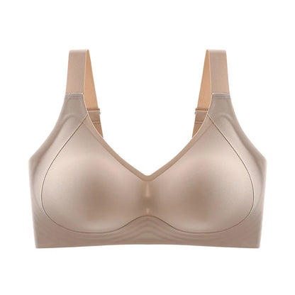 Lingerita ™-SoftBra - kaarituettomat rintaliivit.Mukavat ja hengittävät rintaliivit jokapäiväiseen käyttöön. Pehmeä spandex- ja nylonmateriaali, kevyt push-up, ei kaaritukia. Koot M–6XL, värit musta, kahvi ja beige.