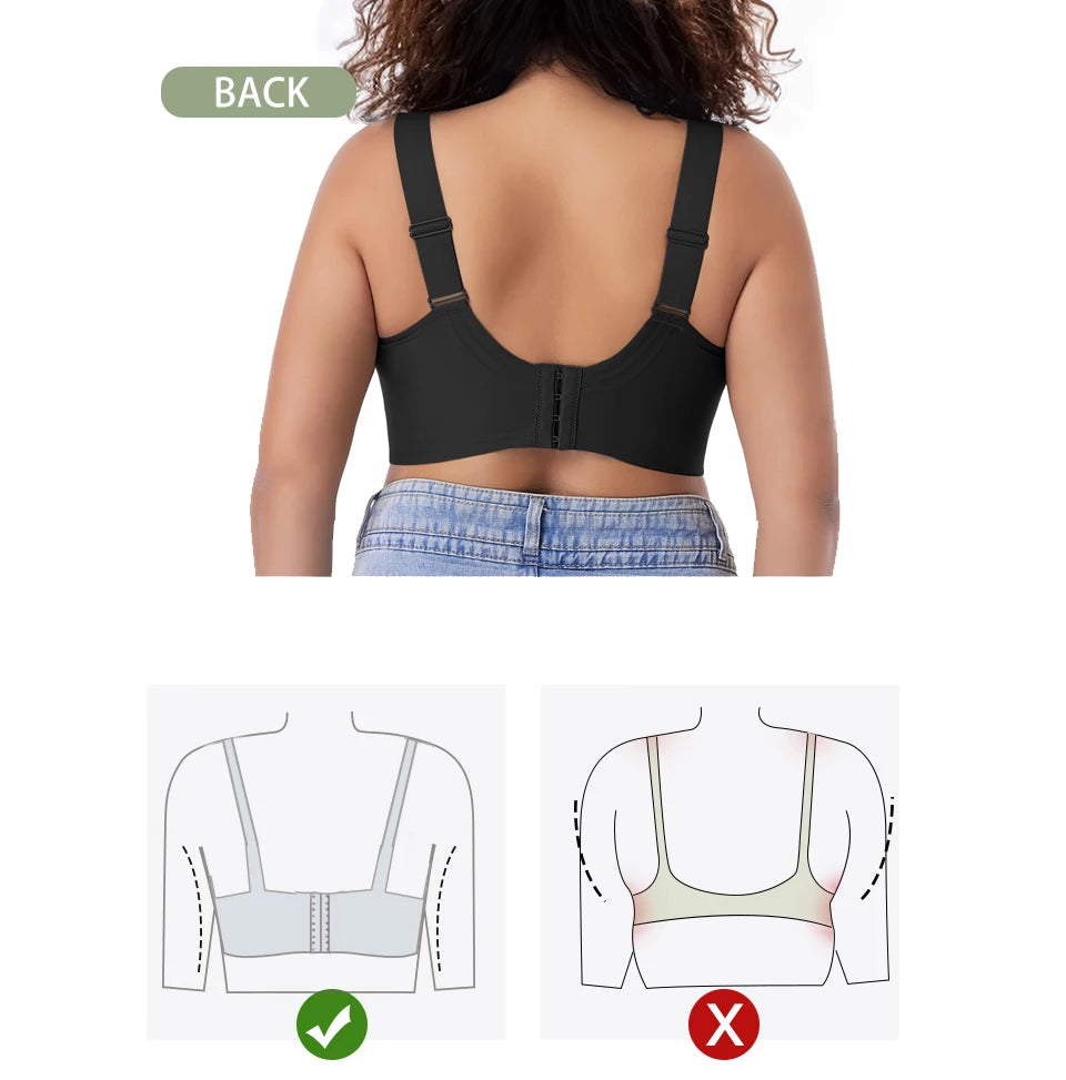 Lingerita ™-SoftBra - kaarituettomat rintaliivit.Mukavat ja hengittävät rintaliivit jokapäiväiseen käyttöön. Pehmeä spandex- ja nylonmateriaali, kevyt push-up, ei kaaritukia. Koot M–6XL, värit musta, kahvi ja beige.