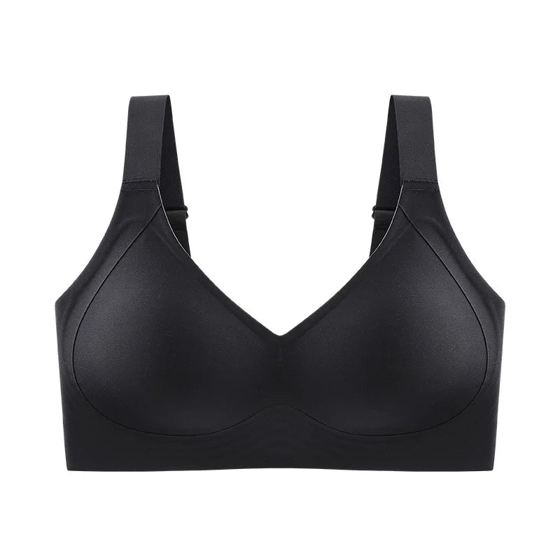 Lingerita ™-SoftBra - kaarituettomat rintaliivit.Mukavat ja hengittävät rintaliivit jokapäiväiseen käyttöön. Pehmeä spandex- ja nylonmateriaali, kevyt push-up, ei kaaritukia. Koot M–6XL, värit musta, kahvi ja beige.