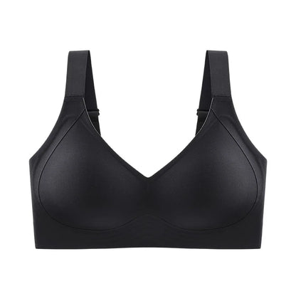 Lingerita ™-SoftBra - kaarituettomat rintaliivit.Mukavat ja hengittävät rintaliivit jokapäiväiseen käyttöön. Pehmeä spandex- ja nylonmateriaali, kevyt push-up, ei kaaritukia. Koot M–6XL, värit musta, kahvi ja beige.