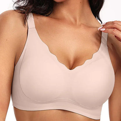 Lingerita™- Nancy- Pehmeä Push Up -rintaliivi – Irrotettavat Kupit, Kaaritueton, Saumaton ja Mukava Jokapäiväiseen Käyttöön - Lingerita-SnapShop