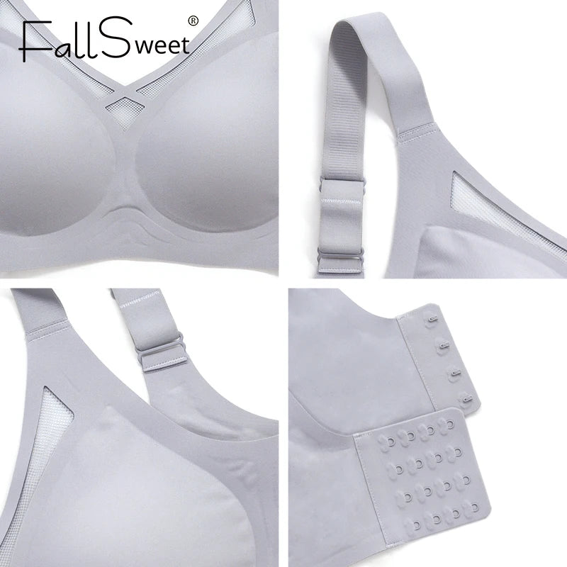 Lingerita™– Saumattomat rintaliivit Comfort Bralette ilman kaaritukia, irrotettavilla toppauksilla (L–3XL)