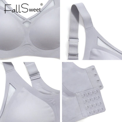Lingerita™– Saumattomat rintaliivit Comfort Bralette ilman kaaritukia, irrotettavilla toppauksilla (L–3XL)