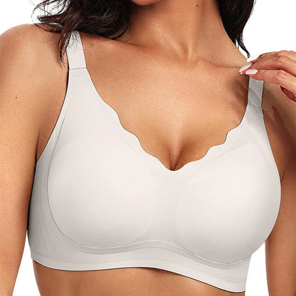 Lingerita™- Nancy- Pehmeä Push Up -rintaliivi – Irrotettavat Kupit, Kaaritueton, Saumaton ja Mukava Jokapäiväiseen Käyttöön - Lingerita-SnapShop