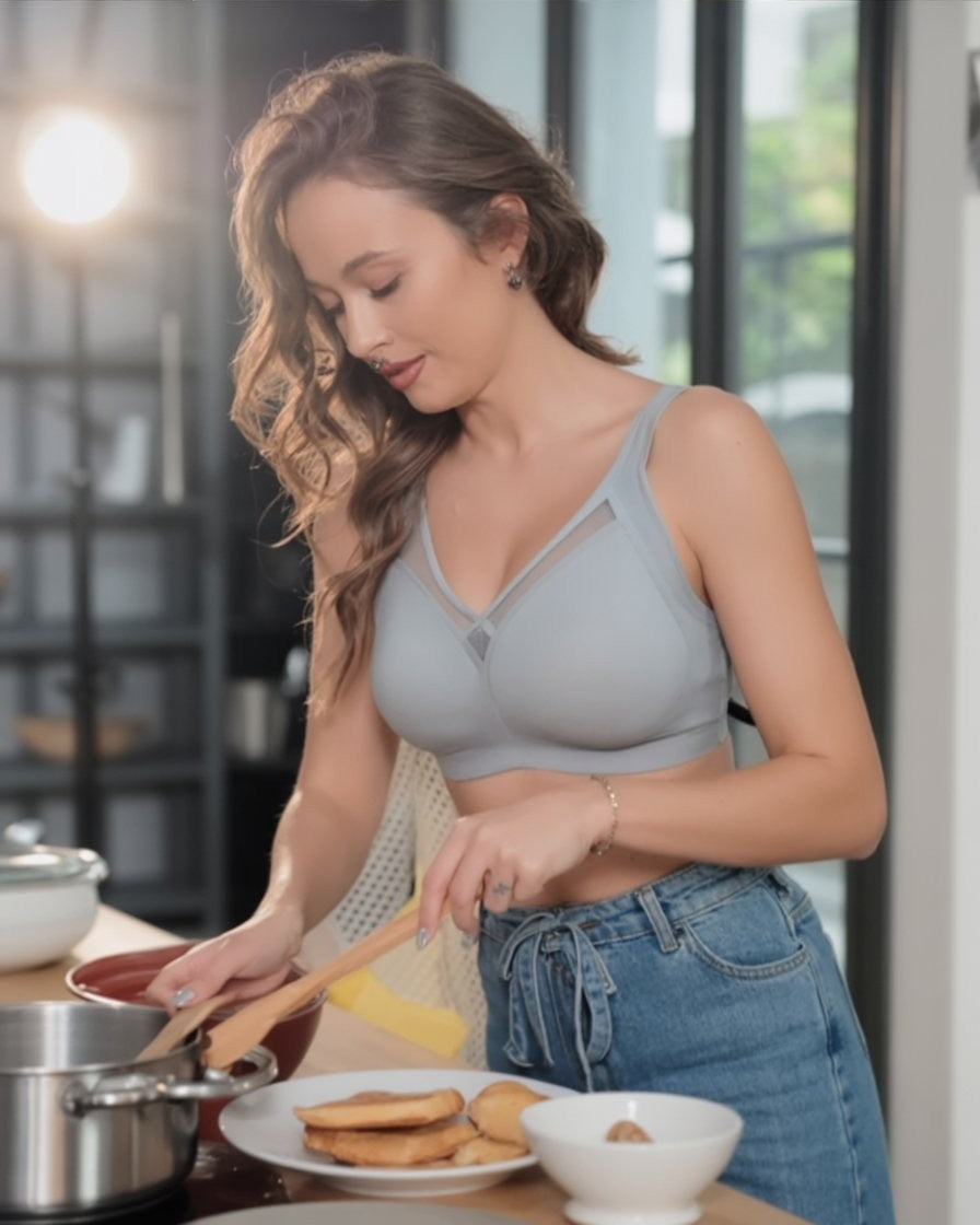 Lingerita™– Saumattomat rintaliivit Comfort Bralette ilman kaaritukia, irrotettavilla toppauksilla (L–3XL)